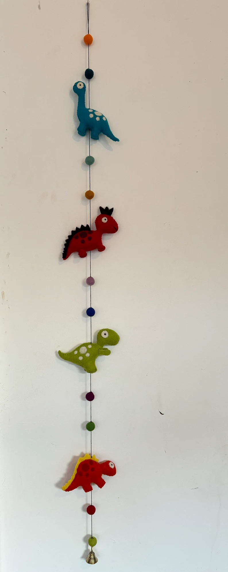 Felt Dinosaurs Garland