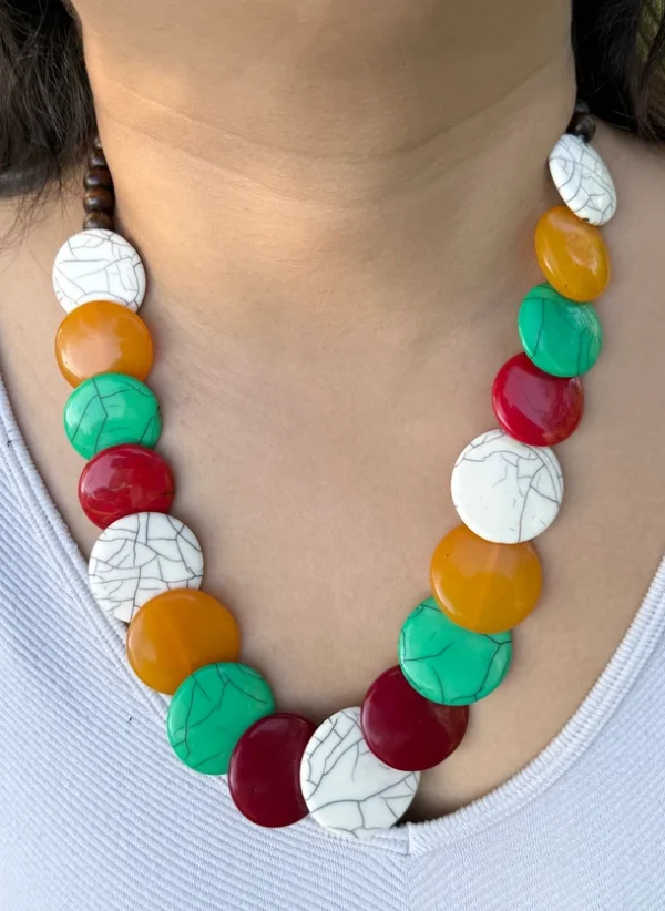 Big Bead Dice Necklace