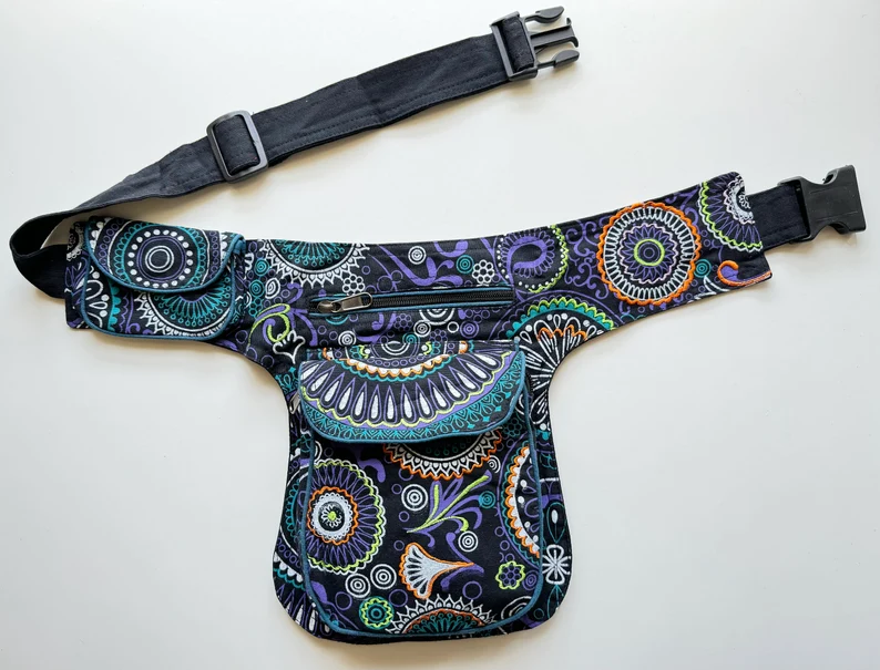 Unique Design Cotton Waist Bag