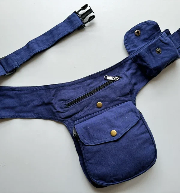 Cotton Waist Bag Money Belt