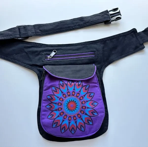 Cotton Waist Bag Money Belt