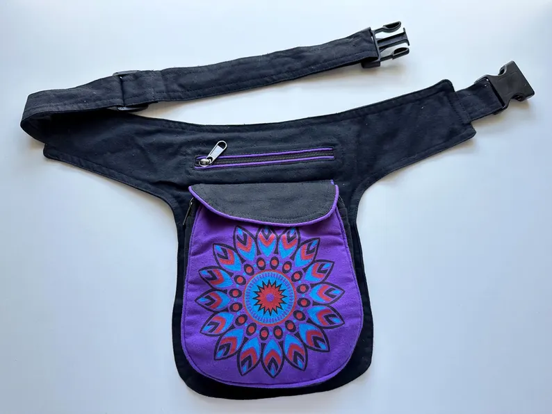 Cotton Waist Bag Money Belt