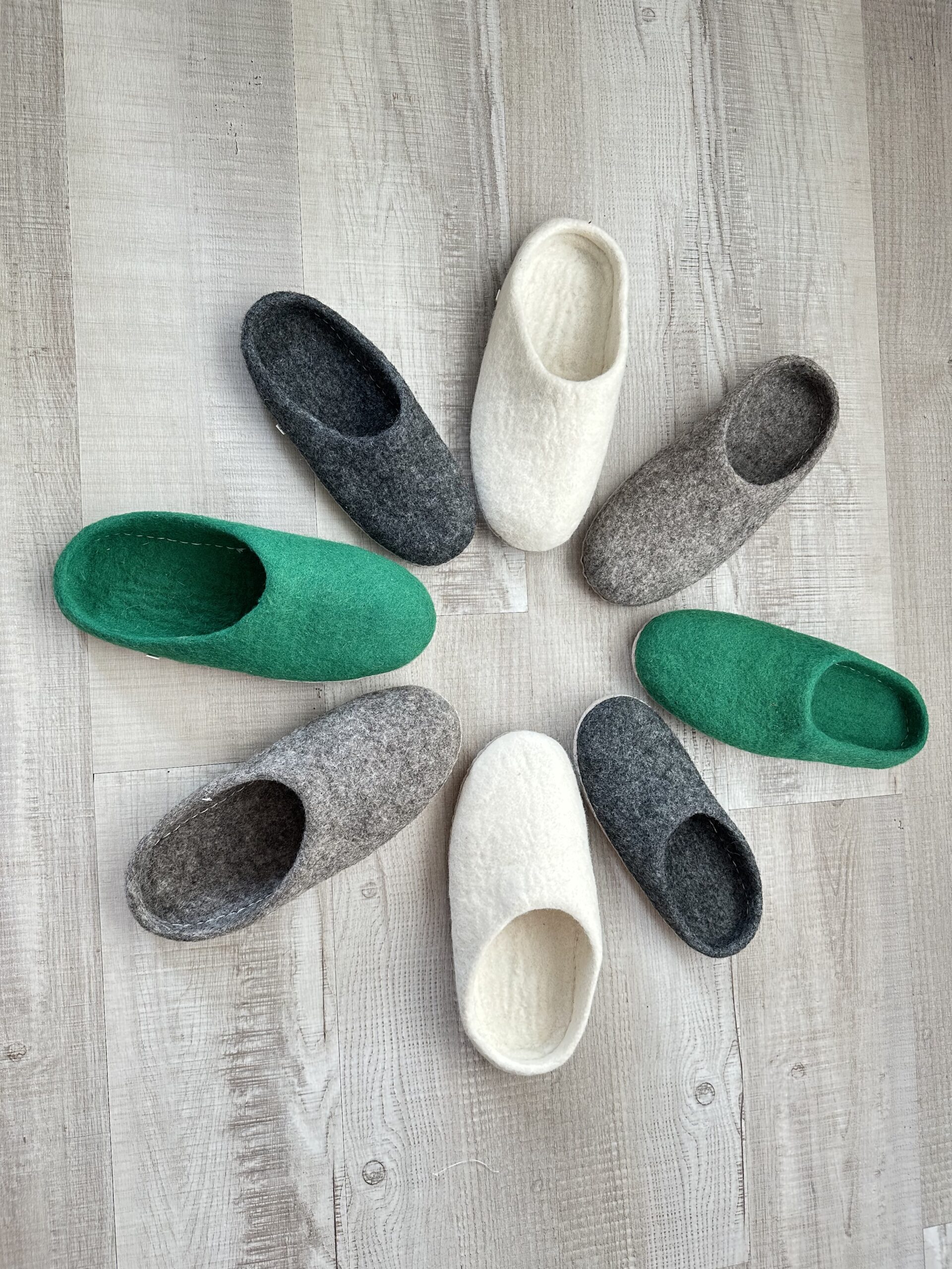 Felt Slipper | Handmade Felt Slipper | Natural Wool Felt Slippers | Fair Trade wool Felt Slipper | Indoor Felt Shoes | Felted Wool Slippers