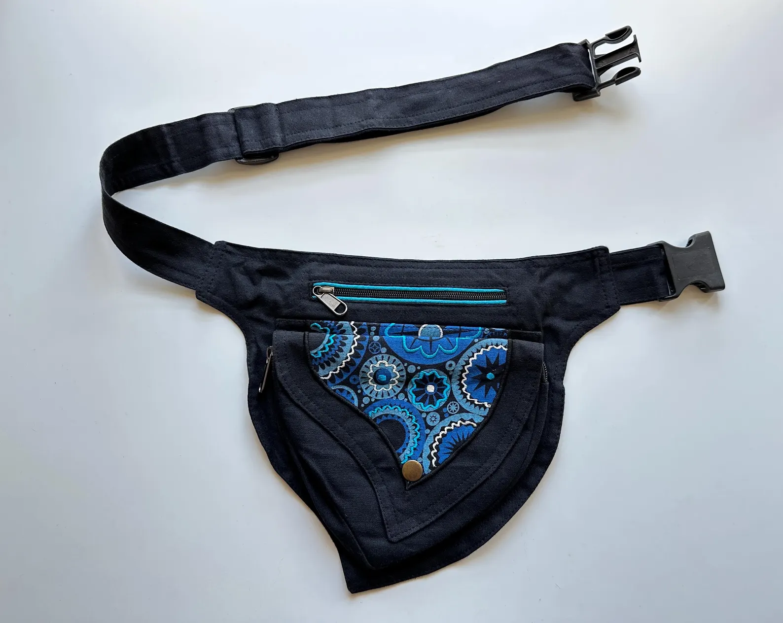 Cotton Waist Pack: Himalayan Fair Trade Festival Bum Bag