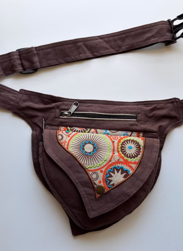 Cotton Waist Pack: Himalayan Fair Trade Festival Bum Bag