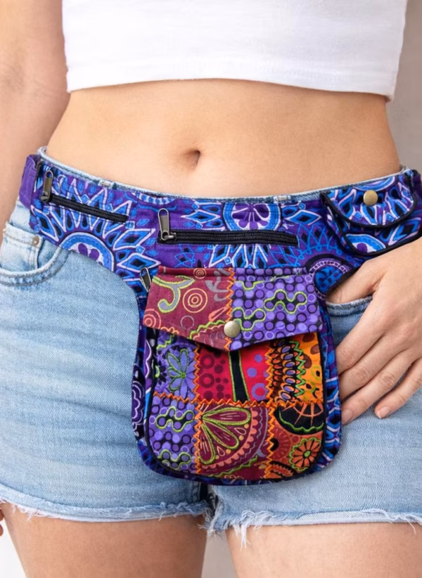 Cotton Fanny Pack: Himalayan Fair Trade Money Belt