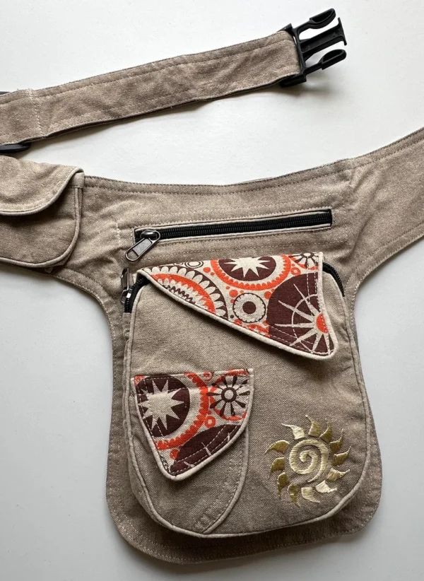 Cotton Fanny Pack: Himalayan Fair Trade Waist Bag