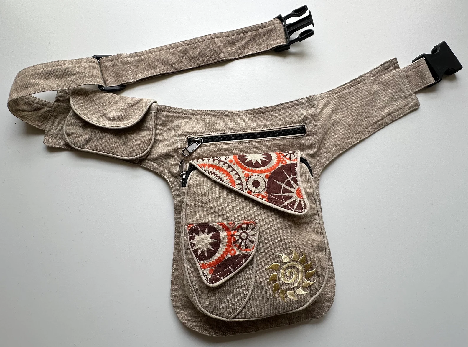 Cotton Fanny Pack: Himalayan Fair Trade Waist Bag