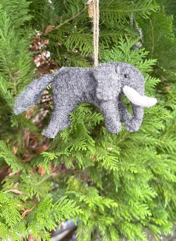 Handmade Needle Felt Elephant