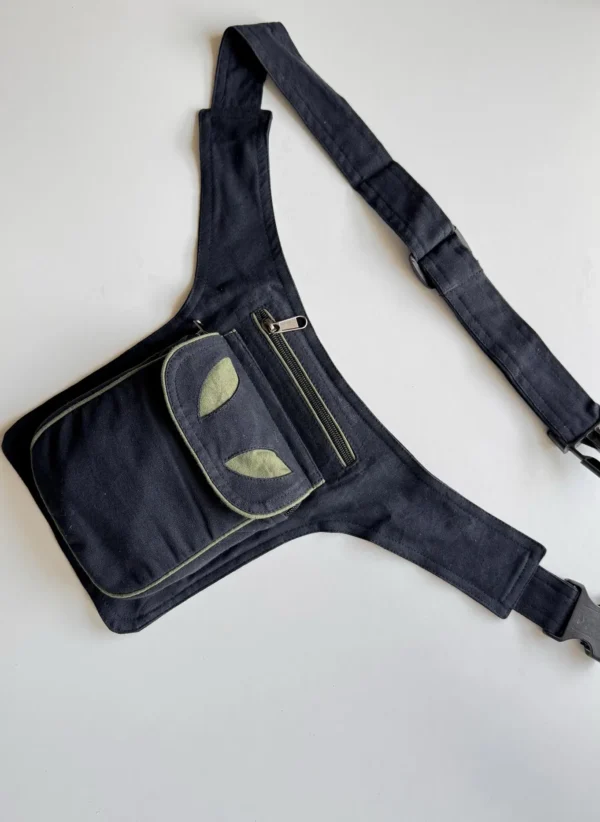 Himalayan Cotton Waist Pack: Festival Money Belt, Anti-Theft Pocket