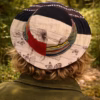 Patchwork hemp Hat | Eco friendly bohemian travel hat